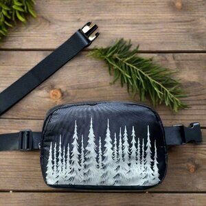 Adventure-Ready Fanny Pack | Waist Bag| Crossbody Bag | Forest Trees Design